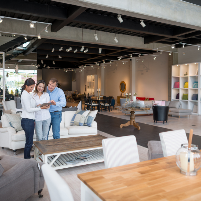 Furniture showroom website development